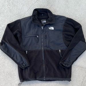 The North Face Zip-up Black Fleece Jacket Mens Small